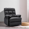 PU Leather Manual Recline Single Sofa Gaming Recliner Chair Cinema Armchair