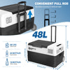 48L Car Refrigerator Portable Mini Fridge Electric Cooler Camping Food Freezer