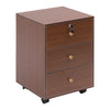3/5 Drawer Mobile Filing Cabinets Printer Stand Pedestal Lockable Office Cabinet