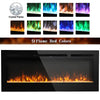 40/50/60/70/80/100 inch Insert/ Wall Mounted LED Fireplace Electric Media Fire