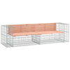 CIADAZ Garden Gabion Design 244x71x65.5 Solid Wood , Garden Furniture, , U1V1