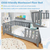 Single Kids House Shaped Bed Wooden Slatted Playhouse Bed