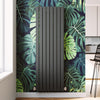 Vertical Radiator Anthracite White Black Flat Panel Modern Tall Rads Double 1800