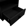 Extra Tall Bedside Cabinet Nightstand Side Table Shelf Bookshelf Storage Drawer