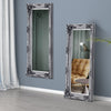 173cm Vintage Baroque Embossed Wooden Frame Full Body Length Mirror Wall Mounted