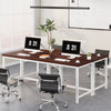 Tribesigns Double Desk, 200 cm Extra Long Computer Desk, Office Table