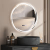 Illuminated Bathroom Mirror LED Light Demister Touch Sensor Time Display