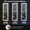Hanging Jewelry Cabinet Wall Door Mounted Jewelry Cabinet w/Mirror-Black