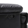 LEATHER/VELVET MANUAL ADJUSTABLE RECLINER ARMCHAIR LOUNGE CHAIR RECLINING GAMING