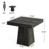 31.5 Inch Square Dining Table for 4 People Farmhouse Kitchen Small Dinner Table