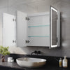 Vanity LED Bathroom Mirror Cabinet Anti Fog Demister Shaver Socket Touch Sensor