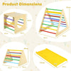 Set of 5 Toddler Triangle Climber w/ 2 Triangle Ladders-Colorful