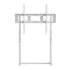Elegant White TV Floor Stand Flat Panel Screen Adjustable TV Mount Bracket Displ