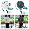 Wall Mounted 20m Auto Rewind Retractable Garden Hose Reel 9in1 Water Spray Pipe