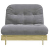 Futon Sofa Bed with 100x206x11 Impregnated Wood Pine Q2J5