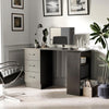Computer Desk Writing Study Table with Storage for Home Office Black