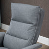 Swivel Recliner Chair and Footstool, Upholstered Armchair with Massage Function