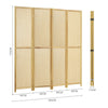 4 Panel Room Divider Wooden Screen Wall Folding Room Partition Separator Privacy
