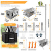 Portable Wood Burning Cooking Stove Camping Bell Tent Heating Stove with Pipes