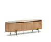Lucia Large 4 Door Solid Acacia Wood TV Stand (NO BASE/LEGS)95