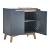 Grey Bathroom Under Sink Cabinet Basin Storage Cupboard Vanity Unit Furniture UK