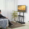 UNHO Tall TV Cart Mobile TV Floor Stand for Extra Large Flat Panel Screen up 80"