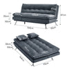 Modern 3Seater Sofa Bed Couch Settee Recliner Adjustable Backrest Sofabed Velvet