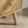 Sideboard 2 Doors Natural Storage Cupboard Cabinet Home Living Room Furniture