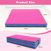 4F Folding Gymnastics Mat 10cm Thick Foam Tumbling Mats with Carry Handles