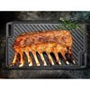 Cast Iron Griddle Tray Reversible Plate 18"x10" Grill Pan Tray BBQ Steak Camping