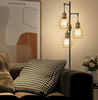 Modern Floor Lamp Free Standing Light Metal Shade Dimmable Bedroom Living Room