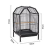 Large Metal Bird Cage Budgie Canary Parakeet Cockatiel Finch Lovebird Tall Cages