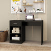 100x40cm Computer Desk Study Desk Writing Table PC Desk with 1 Drawer 2 Shelf