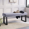 Button Tufted Upholstered Bench Lounge Chair Footstool Hallway Stool Window Seat