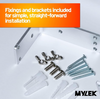 MYLEK Patio Heater 2000W - Electric Wall Mounted Outdoor Unit 46-3-580