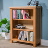 Oak Small Bookcase Shelving – Compact Storage Bookcase Fully Built