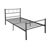 Simple Budget metal bed Single bed Frame w/Mattresses Option Bedroom Furniture