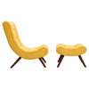 Huge Egg Chair Banana Sofa Armchair with Stool for Bedroom Living Room Fireside