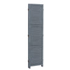 3 PANELS FOLABLE ROOM DIVIDER WALL FOLDING PARTITION WOOD SLATS PRIVACY SCREEN