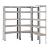 Garage Racking Corner Shelving Unit Boltless Heavy Duty Metal Shelf Shed Storage