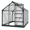 6x8ft Walk-In Polycarbonate Greenhouse Plant Grow Galvanized Aluminium
