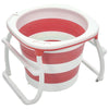 Adult Portable Folding Bathtub Water Tub Bathroom Spa Bath Bucket Soaking Bucket