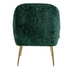 Velvet Scallop Shell Back Tub Chair Armchair Dressing Sofa Stool Bedroom Lounge