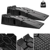 Heavy Duty 5Ton Home Low Rise Wide Car Lift Ramps Van Workshop Garage Anti-Slip