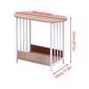 Small End Table Oval Side Table for Small Spaces Sofa Side Table for Living Room