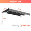 2.5x2M Manual Awning Canopy Garden Patio Shade Shelter Aluminium Retractable