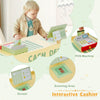 Kids Pretend Play Grocery Store Toy Set Children Wooden Supermarket Playset