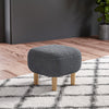 Small Fabric Footstool Footrest Pouffe Padded Foot Stool Ottoman Seat LivingRoom