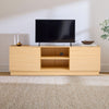 Modern 62 Inches Wooden TV Stand w/6 Storage Compartments TV Cabinet Table