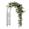 XXL-Large Tall Garden Arch Trellis Metal Tubular Frame Climbing Plant Archway